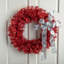 Pre-Lit Artificial Tinsel Christmas Wreath - 24" - Clear Lights-118323226