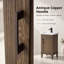 Ensemble de meuble-lavabo simple autoportant 20 po avec plateau en céramique Reynaldo-1355864737-1597465569