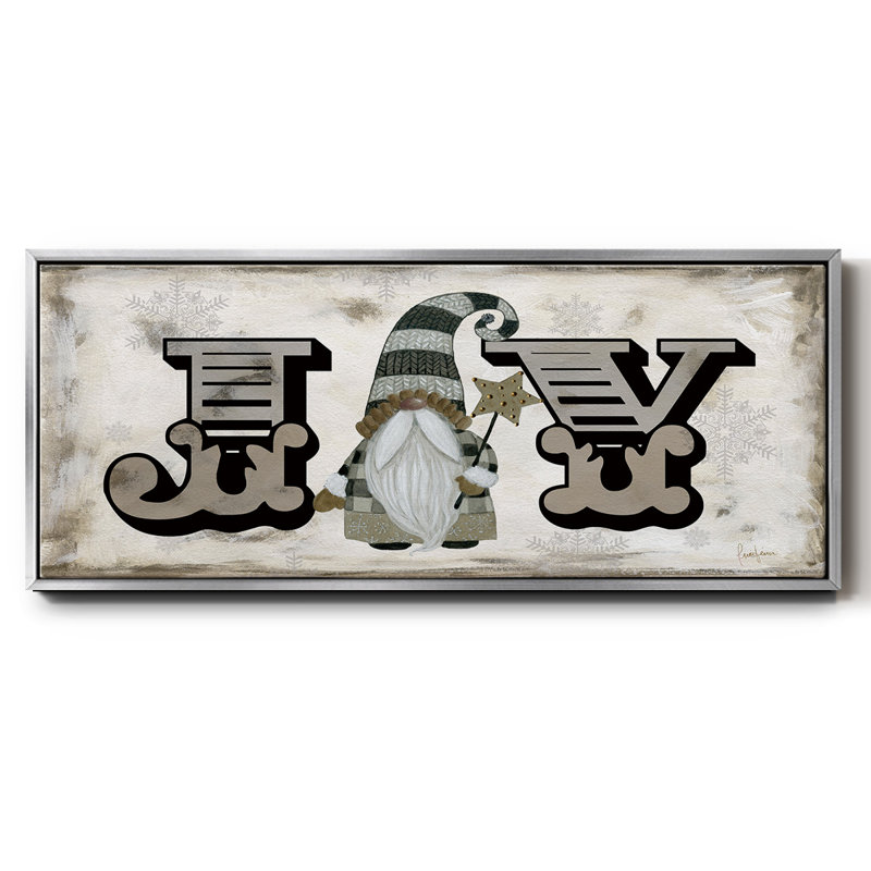 «Winter Wonderland Friends Joy», toile encadrée, H 20 po x l 50 po