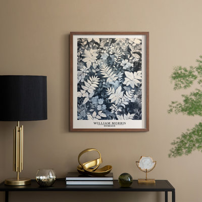 WM MORRIS Series DCCLXXIV Framed Print - Solid Wood
