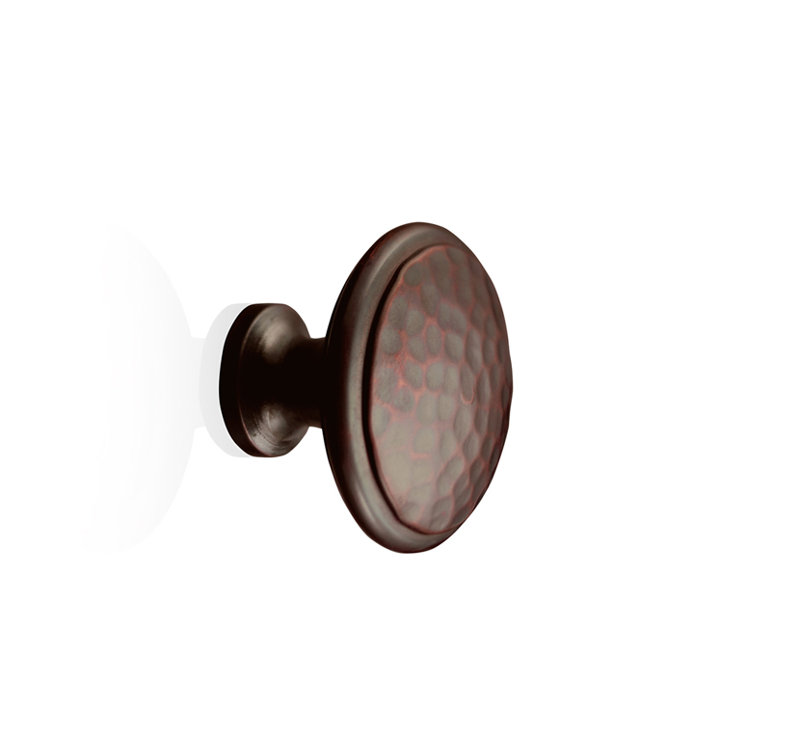 Poignée champignon Anvil 1,26 po de diamètre, Étain, H 0,98 po x l 0,98 po x P 0,98 po