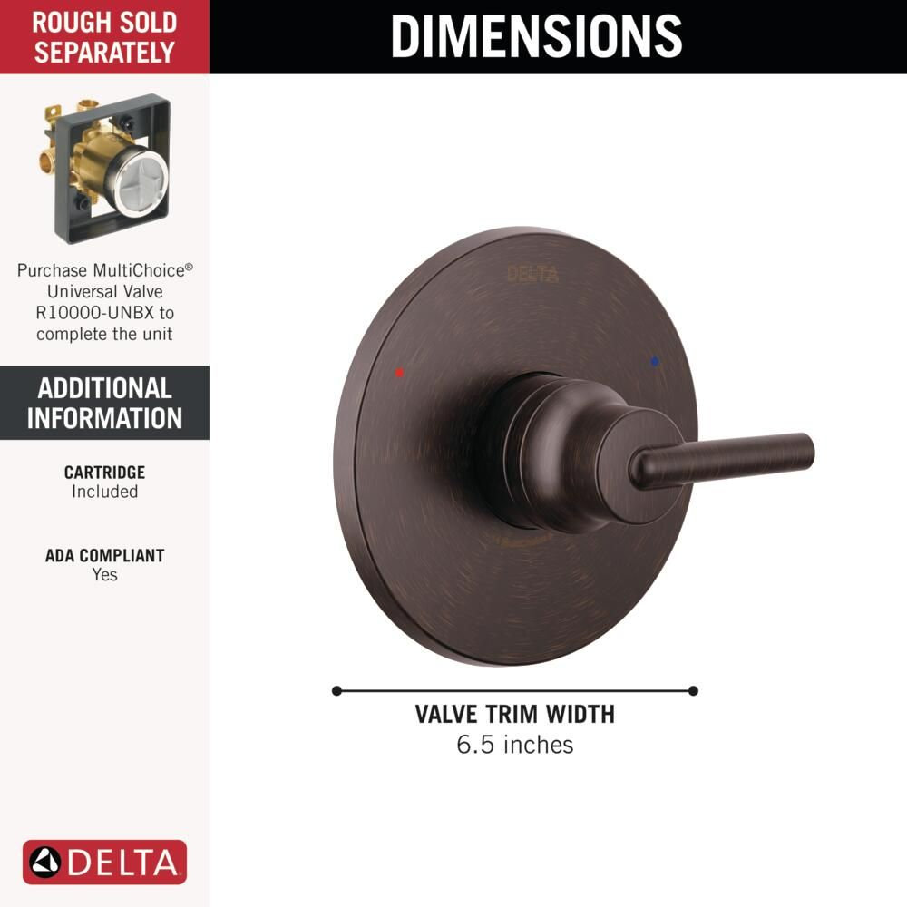 Trinsic Single-Function Valve Trim Kit, Venetian Bronze
