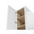 Disar 66' Single Bathroom Vanity With Left Linen Tall Cabinet Dovetail Solid Wood Drawer Carrara Quartz Top-111107837
