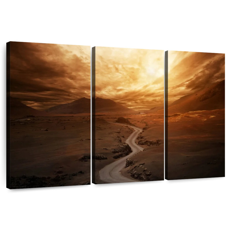 Alvord Sunset Journey, 42" H x 65" W