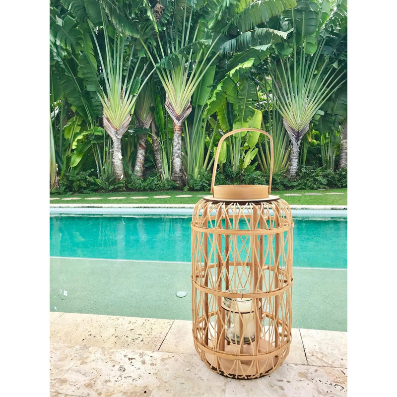 Amanda Lindroth Harbour Island Lantern, 44" H x 21" W x 21" D