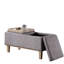 Banc de rangement rembourré Rafal-24426034