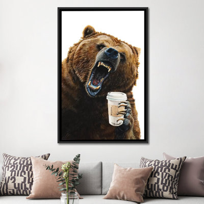 « Grizzly matins » par Holly Simental, reproduction d’art