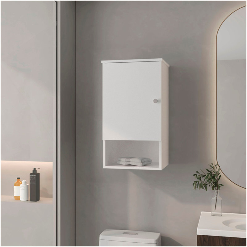 Medicine Cabinet Porto, Bathroom, White, White
