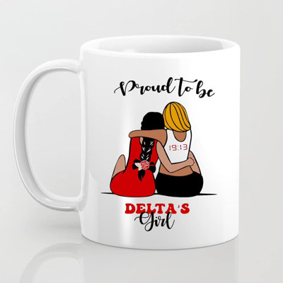 Apular Delta Sigma Theta 1913 Sorority Mug Delta’s Girl Graphic Mug 11 oz Mug