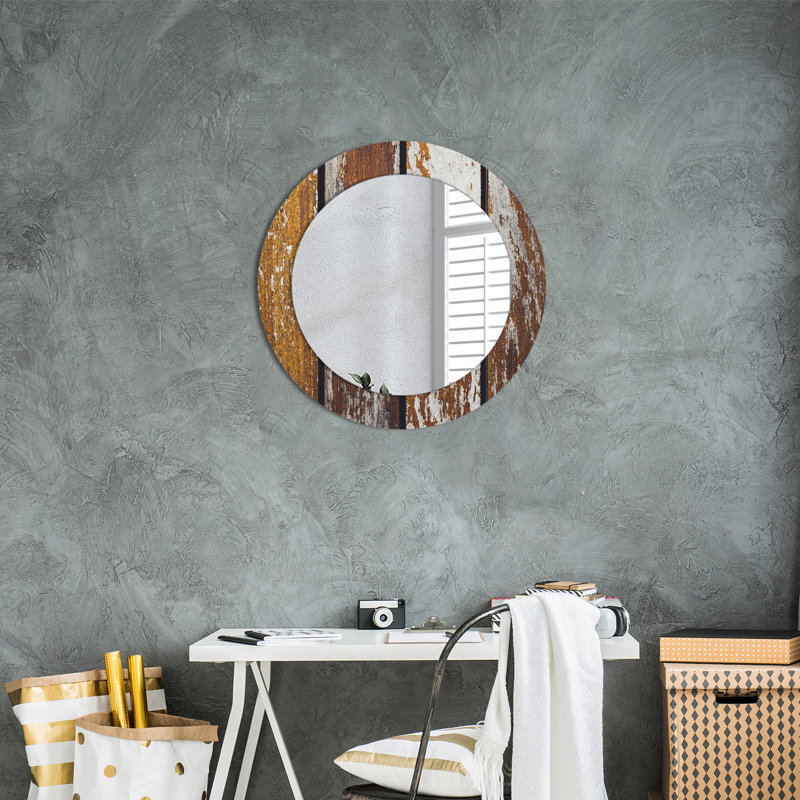 Huldar Glass Flat Wall Mirror