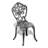 All-Weather Cast Aluminum 5 Dining Collection, Black Frame, Elegant Carvings, High Resistance To Weather & Corrosion, Ergonomic Back Support, Slip Pad, Easy Assembly Directions For All Weathers,-159596692