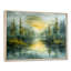 «Silent Melody Of Lake By The Forest In Summer», impression d'art sur toile-2053649198-2053649175-1959738450