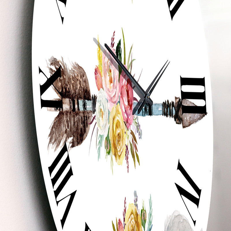 Horloge murale bohème et éclectique, Moyenne