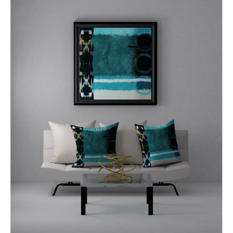 Coussin décoratif carrée simple rest, 24 po x 24 po