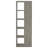 Weathered Grey 5-Shelf Bookcase