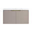 Meuble-lavabo mural 36 po avec lavabo en résine et portes à fermeture en douceur, kaki-129504504-129504502