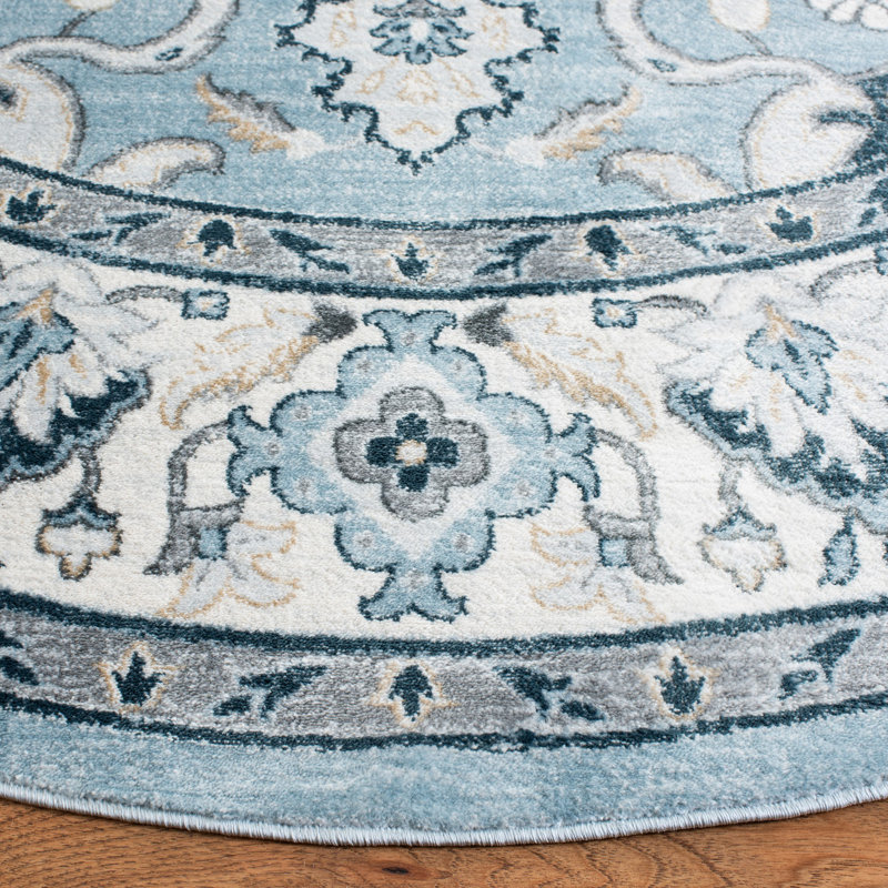 Aayansh Performance Oriental Rug, Round 6'7"