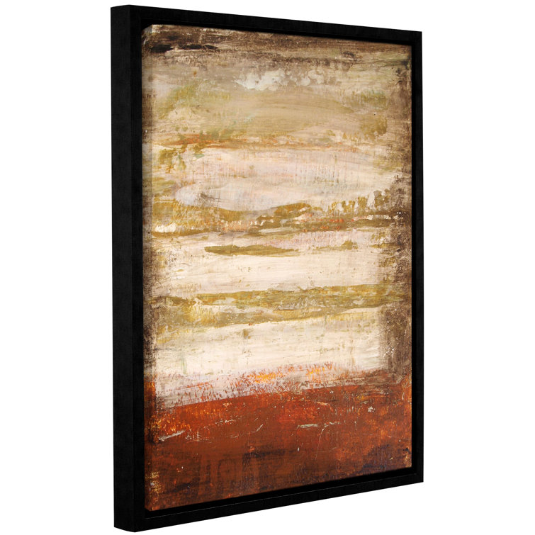 'Desert II' Framed Graphic Art Print on Canvas
