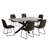 Derose Kitchen Dining Set, Extendable Dining Kitchen Table with Dining Chairs-122056379-122056378