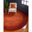 Tapis à motif géométrique rouge / orange Harvest-40279103