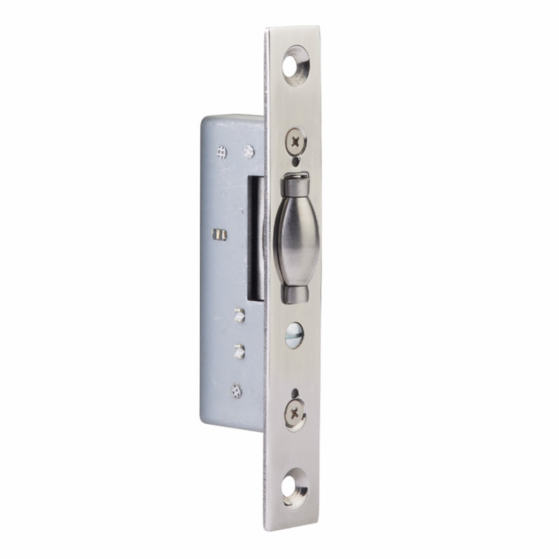 Loquet à roulettes robuste 7/8 po x 6 po Emtek, Acier inoxydable brossé