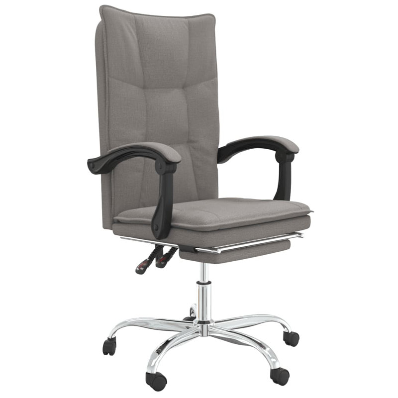 ClassicLiving Clementina Fabric Office Chair, Taupe