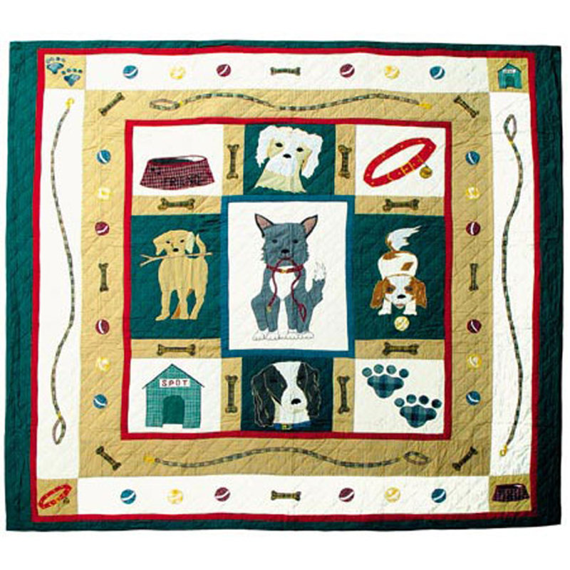 Fido Rustic Cotton Quilt, King