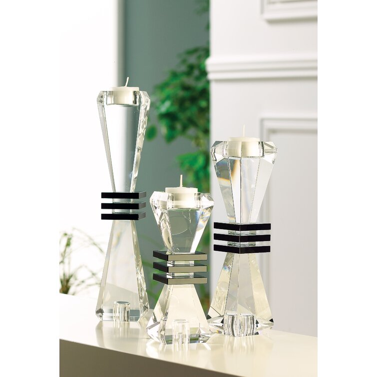 Deco Crystal Candlestick