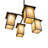 Prairie Mission 4 - Light Dimmable Square / Rectangle Chandelier