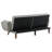 Grey Tufted Convertible Sofa Bed