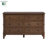 Vivienne Easy Assembly Solid Wood Spindle 6-Drawer Dresser-2141384352
