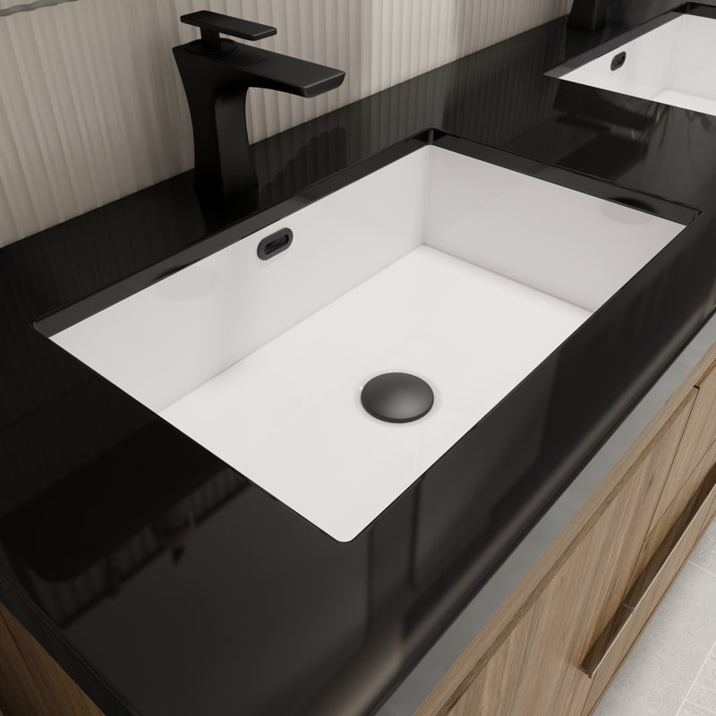 Ensemble de meuble-lavabo double 60 po Bayyinahi, Chêne naturel