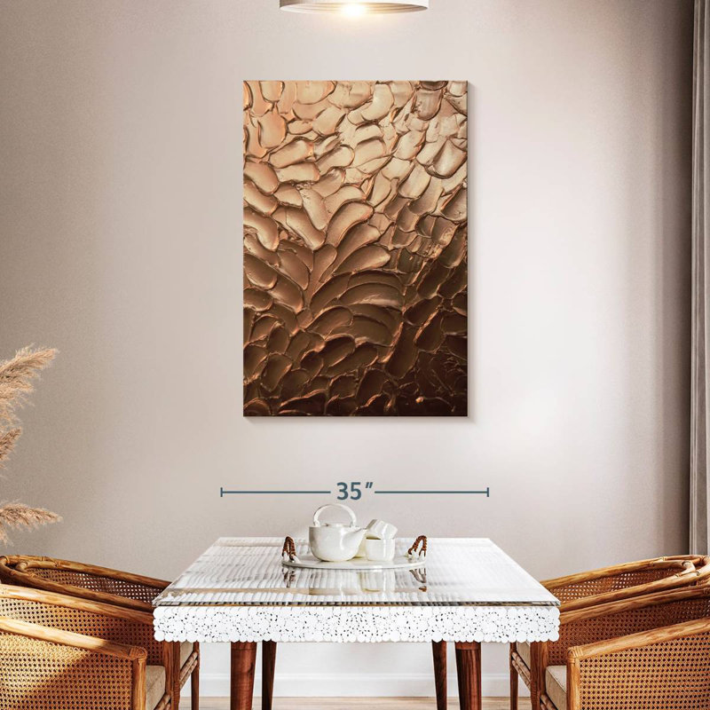 Avery Metallic Copper, 45" H x 30" W
