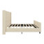 Structure de lit tapissier en velours-61851111