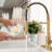 Kitchen Faucets with Pull Down Sprayer-113672249