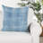 Jaipur Living Morgan Solid Blue/ White Down Pillow (22" Square)-872076107