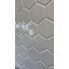 Hex MirroFlex 4 pi x 8 pi Panneaux muraux 3D en PVC Glue Up 96 pieds carrés
