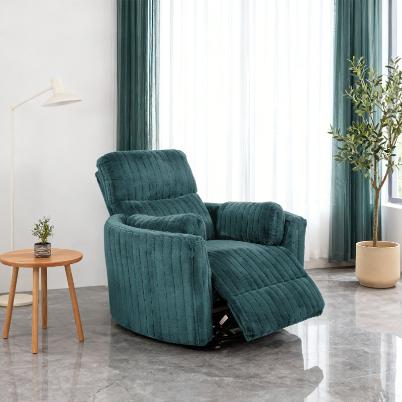 Fauteuil inclinable électrique surdimensionné de 39 po de largeur avec 2 coussins, ports inclinables électriques USB, fauteuil confortable pour le salon de la chambre à coucher