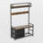33.1" Wide Hall Tree With 2 Movable Drawers