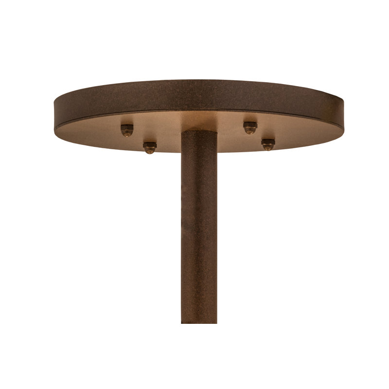 Rustic Lodge 6 - Light Semi Flush Mount