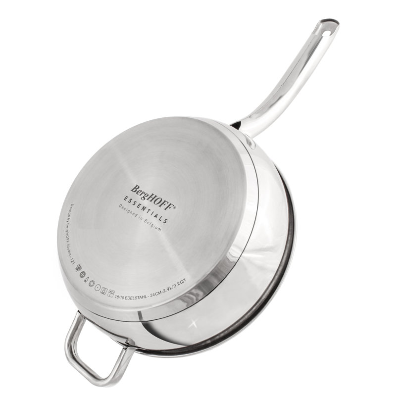 Belly Shape 7-Piece Stainless Steel Cookware Set with Glass Lids
