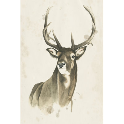 Watchful Woods I 1 Piece Wrapped Canvas Painting