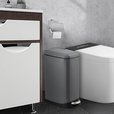 Stainless Steel Step On Kitchen Rubbish Bin