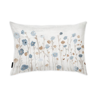  Housse de coussin rectangulaire et insert Florals