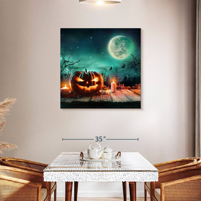 Décoration d'Halloween effrayante Lelend, H 36 po x l 36 po
