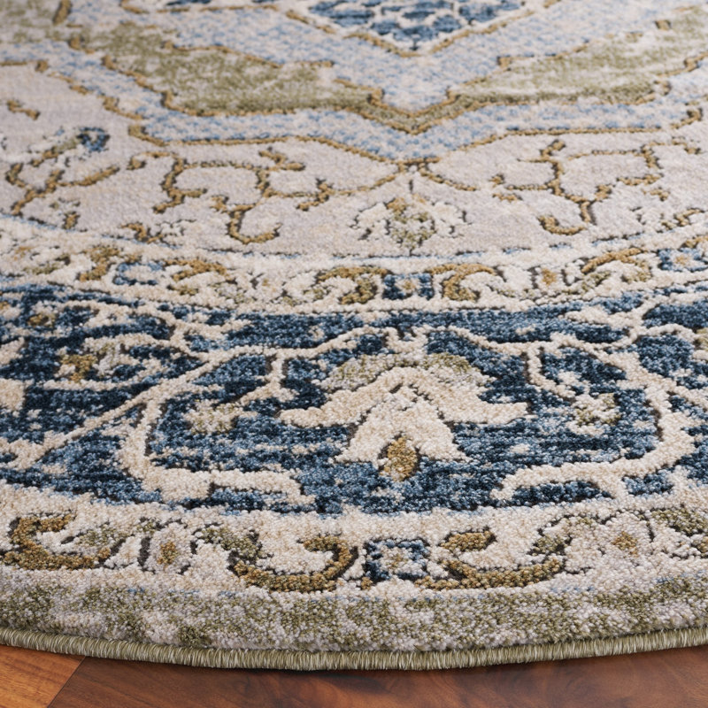 Jaquincy Performance Oriental Rug, Round 6'7"