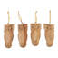 Novica Handmade Winged Sages Wood Ornaments (Set Of 4)