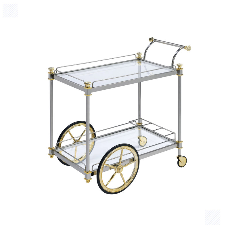 Chariot de cuisine 31 po Raeneisha, Argent