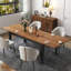 Grande table de salle à manger extensible de 71 à 106 po-336417058