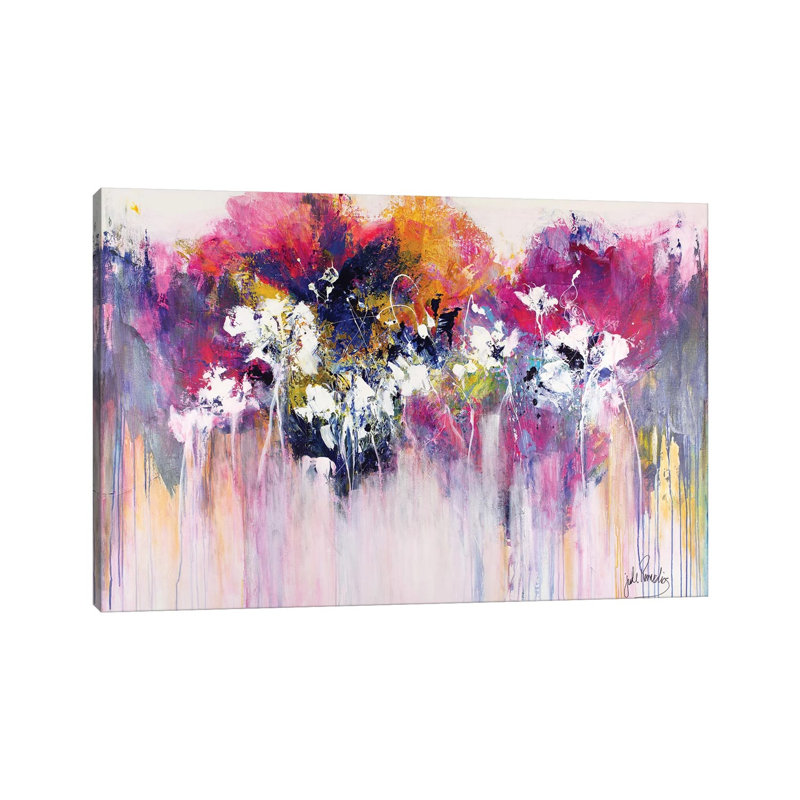 Cherry Pink & Apple Blossoms by Jude Remedios - Wrapped Canvas Gallery-Wrapped Canvas Giclée, 20.32 cm H x 30.48 cm W